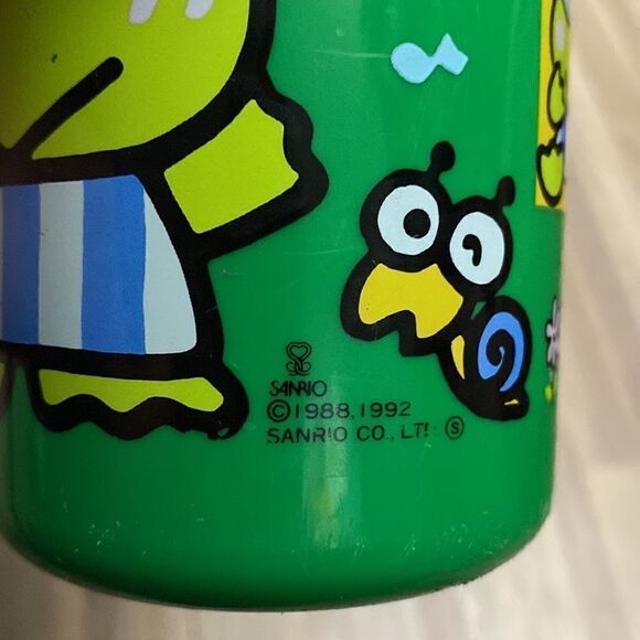 Sanrio Japan Kero Kero Keroppi Cup Bottle Carry Strap crossbody bag Holder - Picture 2 of 8